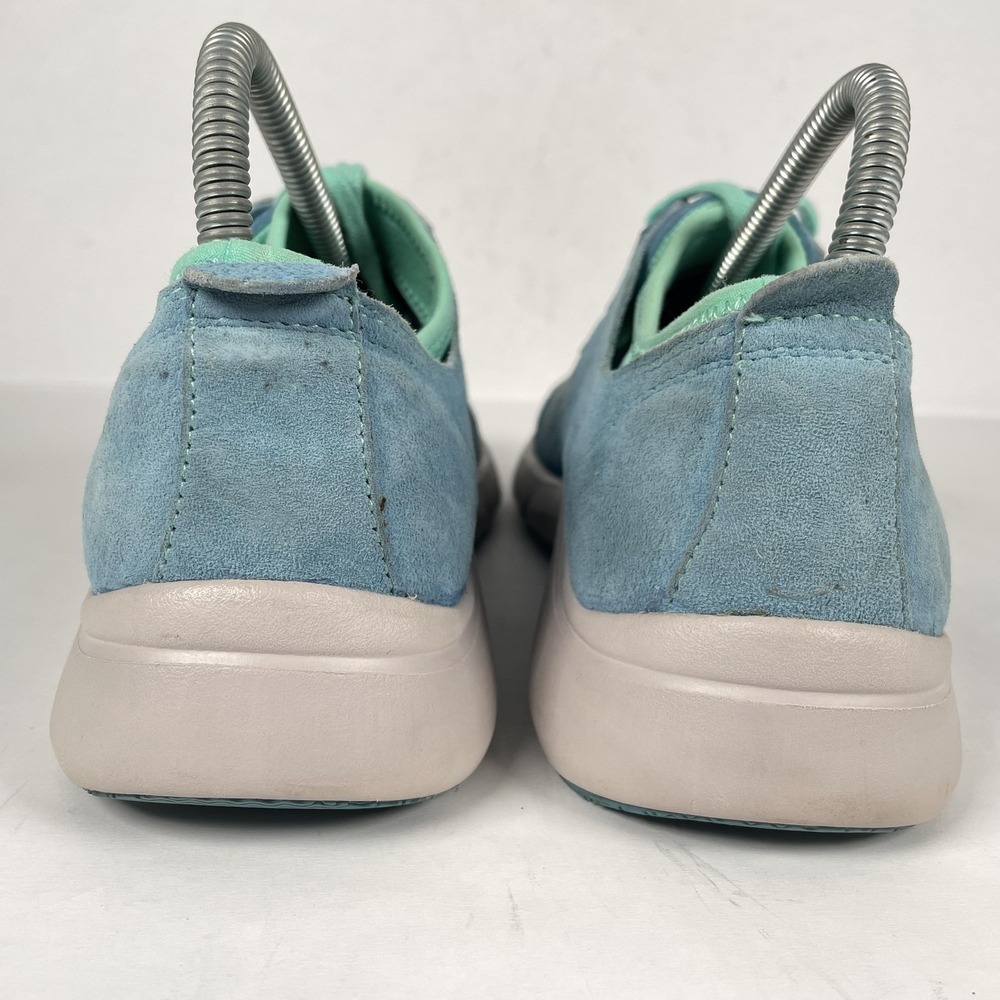 Dansko Shoes Womens Size 38 Blue Suede Perforated Comfort Walking Casual Sneaker - Picture 5 of 10